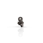 Load image into Gallery viewer, MANO|J Mono orecchino in titanio e diamante white MINORTWPL5PT