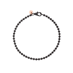 Load image into Gallery viewer, DoDo Bracciale in oro rosa 9kt, argento e PVD nero DBB7008-EVERY-PVDMX 