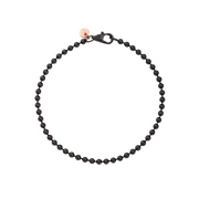 DoDo Bracciale in oro rosa 9kt, argento e PVD nero DBB7008-EVERY-PVDMX 