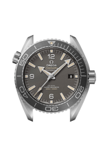 Load image into Gallery viewer, Lunetta girevole unidirezionale in ceramica nera lucida con scala graduata Liquidmetal™ e profilo laterale della cassa in acciaio inox da 43,5 mm.
