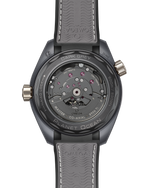 Load image into Gallery viewer, Cassa da 45,5 mm in ceramica siliconica nitride con lunetta girevole in ceramica grigia e anello in titanio grado 5 con dettagli arancioni
