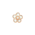 Load image into Gallery viewer, l&#39;orecchino Dodo Bollicine in oro rosa 9 carati con diamante, design elegante e minimalista
