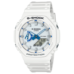 Load image into Gallery viewer, Orologio Casio G-Shock GA-2100HDS-7A con quadrante blu fosforescente ispirato al bagliore del plancton bioluminescente
