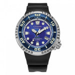 Load image into Gallery viewer, Orologio Citizen Promaster BN1025-08L con quadrante blu strutturato FUJIFILM e indici luminescenti

