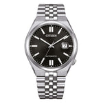 Load image into Gallery viewer, Orologio Citizen Tsuyosa 60 NK0020-55E uomo, automatico meccanico con cassa in acciaio 40 mm e quadrante nero.
