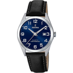 Load image into Gallery viewer, Orologio Festina Classics F20446/2 con quadrante blu elegante e lancette analogiche
