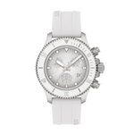Load image into Gallery viewer, Orologio Tissot Seastar 1000 con quadrante turchese brillante, indici e lancette oro rosa luminescenti
