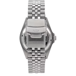 Load image into Gallery viewer, Cassa in acciaio inox satinato da 42 mm con lunetta blu e rossa, corona a vite e vetro zaffiro antiriflesso del Philip Watch Caribe Sport
