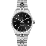Load image into Gallery viewer, Quadrante nero opaco con indici sottili e lancette luminescenti dell&#39;orologio Philip Watch Caribe Urban R8253227002
