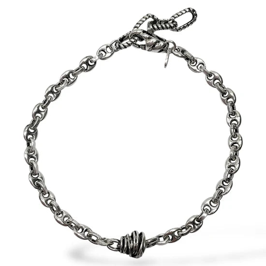 Bracciale Uomo Maglia Marina
