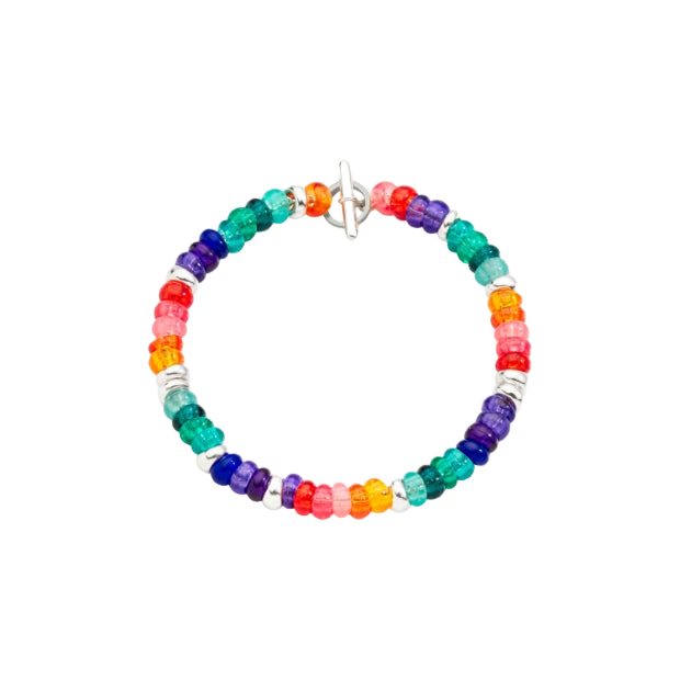 Bracciale Rondelle Arcobaleno