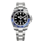Load image into Gallery viewer, Quadrante nero del Rolex GMT-Master II con lancette e indici luminescenti a emissione prolungata Chromalight
