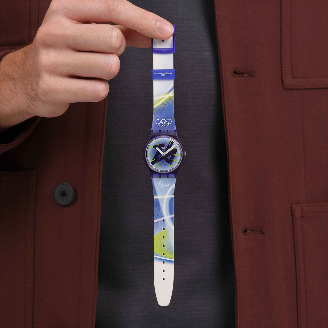 Swatch Olimpiadi 2026 CHASING PEAKS SO28Z135 - Milano Cortina 2026