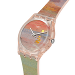 Load image into Gallery viewer, Swatch Turner's Scarlet Sunset SO28Z700 - cassa trasparente - multicolor