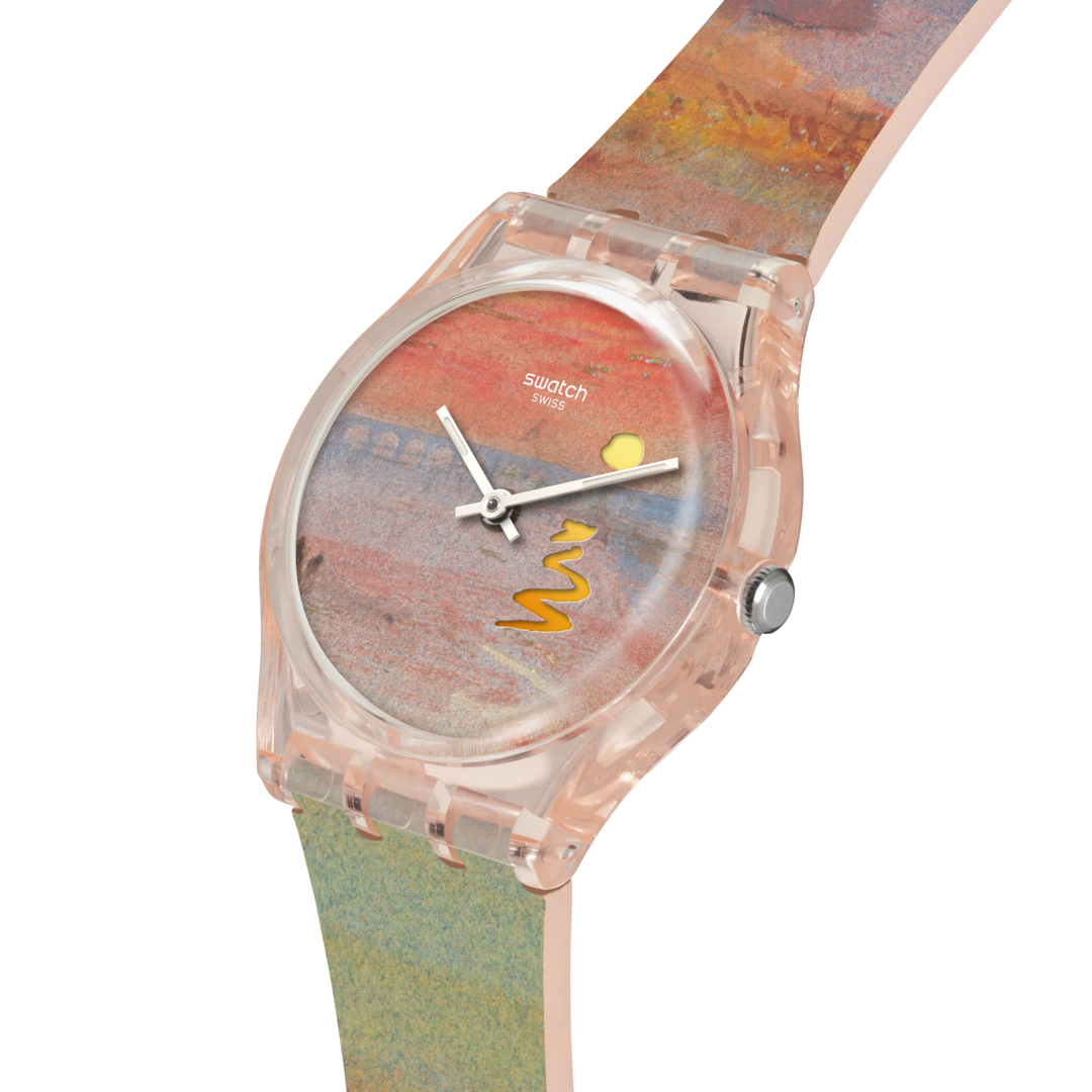 Swatch Turner's Scarlet Sunset SO28Z700 - cassa trasparente - multicolor