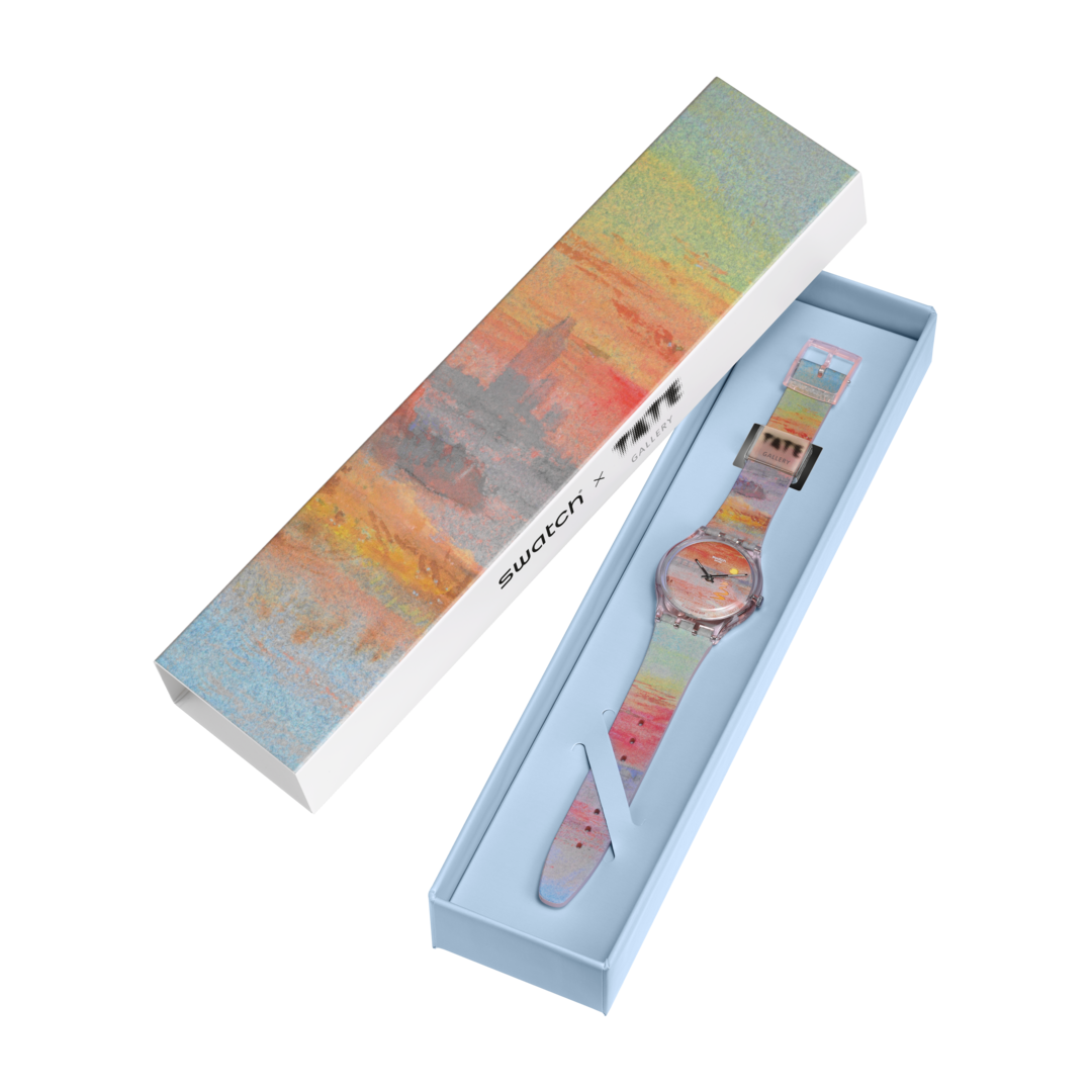 Swatch Turner's Scarlet Sunset SO28Z700 - box 