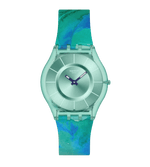 Load image into Gallery viewer, Swatch Paradise mist SS08G111 - cassa e quadrante azzurro - cinturino silicone