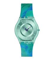 Swatch Paradise mist SS08G111 - cassa e quadrante azzurro - cinturino silicone