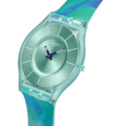 Swatch Paradise mist SS08G111 - cassa e quadrante azzurro - cinturino silicone
