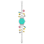 Load image into Gallery viewer, Swatch Mother like no other SS08Z106G - cassa trasparente - bracciale acciaio - quadrante turchese