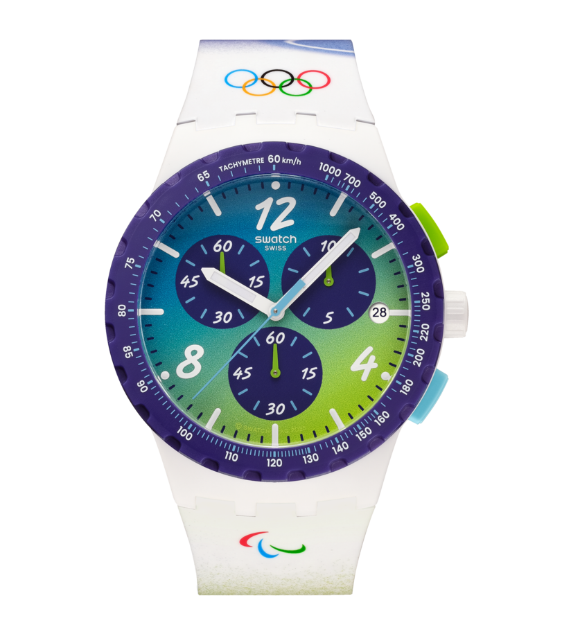 Swatch Olimpiadi 2026 SNOWY SLOPES SUSZ403 - Milano Cortina 2026