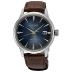 Load image into Gallery viewer, Seiko Presage SRPK15J1 con quadrante blu testurizzato e cassa in acciaio inox 40,5 mm.
