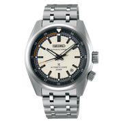 Seiko Prospex Speedtimer SPB513J1 con cassa in acciaio inox da 39,5 mm e quadrante verde.