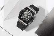 Hublot Spirit Of Big Bang Titanium Ceramic 642.NM.0170.RX - cassa titanio - lunetta ceramica nera - cinturino caucciù nero - quadrante scheletrato