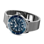 Load image into Gallery viewer, Bracciale in acciaio inossidabile lucido con chiusura déployante del Breitling Superocean Heritage B31 Automatic 40 Kelly Slater.
