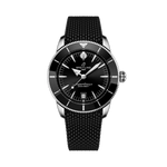 Load image into Gallery viewer, Quadrante verde con indici luminescenti e datario a finestrella del Breitling Superocean Heritage B31 Automatic 42 AB3111241B1S1.
