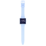 Load image into Gallery viewer, Vista frontale dello Swatch Bright Angle SO34L701 con quadrante blu e finestre giorno e data, ideale per uso quotidiano.
