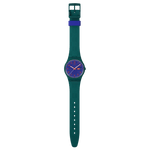 Load image into Gallery viewer, Vista frontale dell’orologio Swatch Pattern Formation SO28N706 con quadrante a pattern e lancette colorate, perfetto per uso quotidiano casual.

