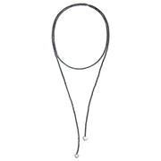 Breil Collana a sciarpa in ematite e acciaio TJ3697