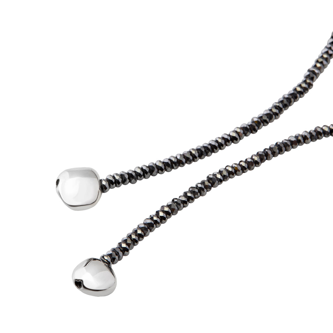 Breil Collana a sciarpa in ematite e acciaio TJ3697