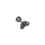 Load image into Gallery viewer, MANO|J Mono orecchino in titanio e diamante black TNMOP1001