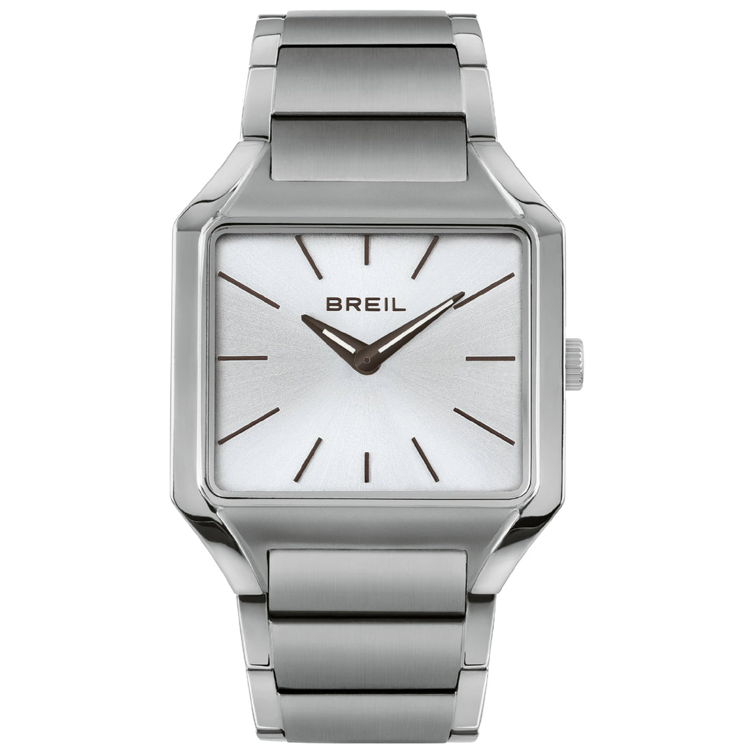 Breil The B TW1927 - bracciale e cassa acciaio - quadrante argento