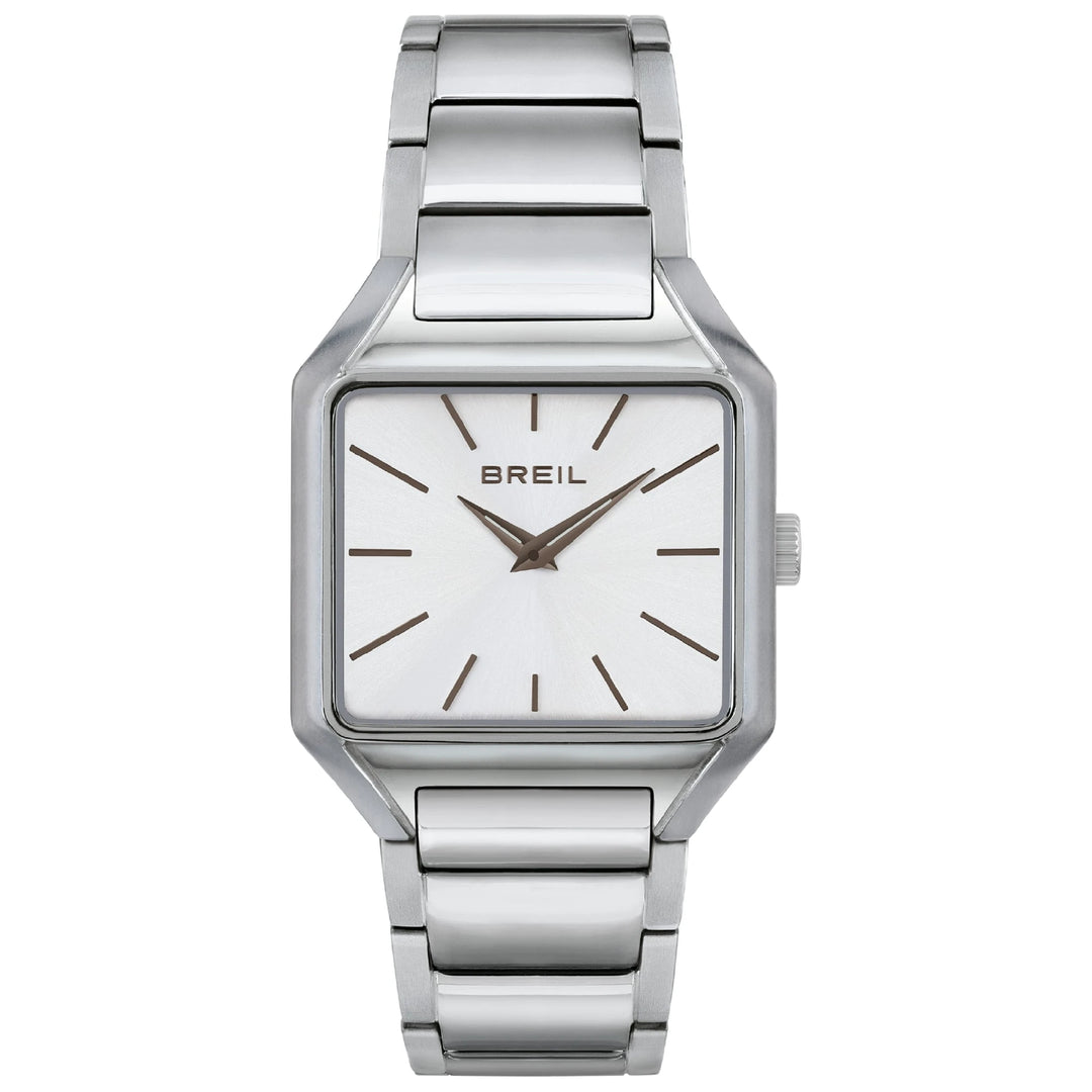 Breil The B TW1929 - cassa e bracciale acciaio - quadrante argento