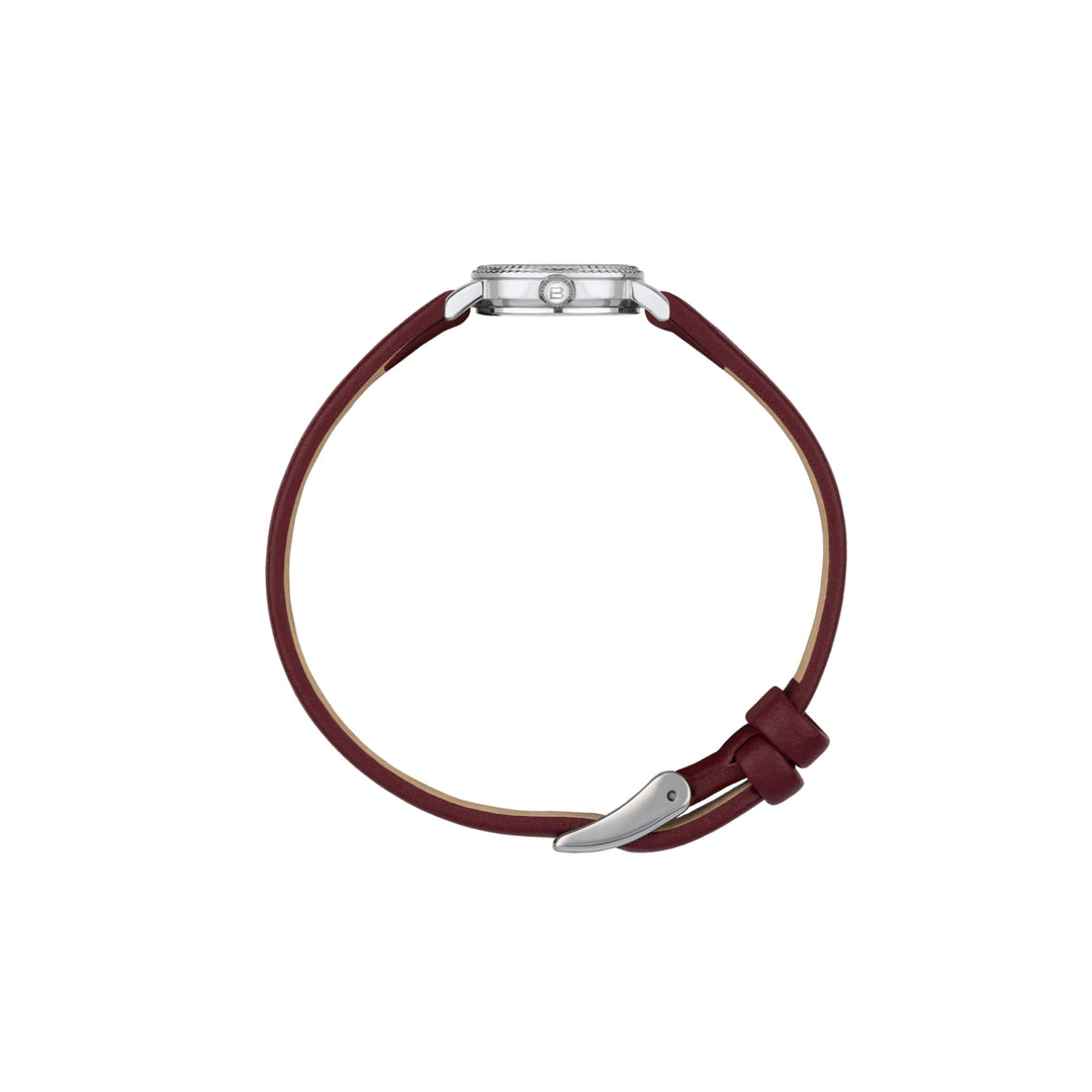 Breil Darling TW2021 - cassa acciaio - cinturino in pelle rosso bordeaux e quadrante rosso bordeaux