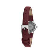 Breil Darling TW2021 - cassa acciaio - cinturino in pelle rosso bordeaux e quadrante rosso bordeaux