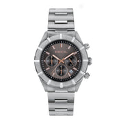 Breil B 12 H TW2023 - bracciale e cassa acciaio - quadrante grigio fumè con cronografo e datario