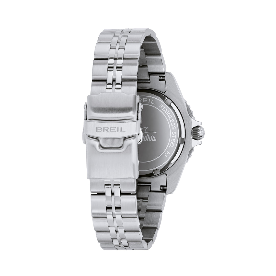 Breil Manta Heritage TW2089 - cassa e bracciale acciaio - quadrante bianco con datario