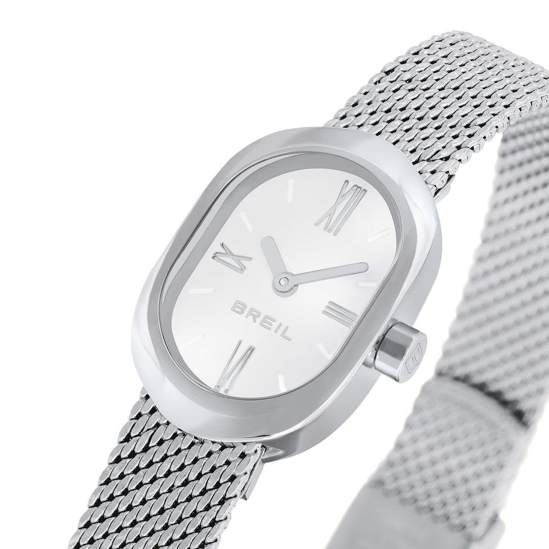 Breil Evanesse TW2106 - cassa e bracciale acciaio - quadrante bianco