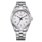 Load image into Gallery viewer, Vagary Timeless IB9-115-13 con cassa in acciaio da 39 mm e quadrante bianco.
