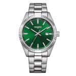 Load image into Gallery viewer, Vagary Timeless IB9-115-41 con cassa in acciaio da 39 mm e quadrante verde.
