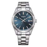 Load image into Gallery viewer, Vagary Timeless IB9-115-73 con cassa in acciaio da 39 mm e quadrante petrol green.
