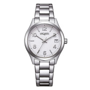 Vagary Timeless IB9-611-11 con cassa in acciaio da 32 mm e quadrante bianco elegante.