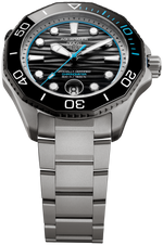 Load image into Gallery viewer, Tag Heuer Aquaracer Professional 500 Date WBP5182.BF0010 - bracciale e cassa titanio - quadrante laccato nero e grigio con datario