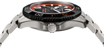 Load image into Gallery viewer, Tag Heuer Aquaracer Professional 500 Date WBP5183.BF0010 - bracciale e cassa titanio - quadrante laccato nero e arancione con datario