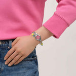 Load image into Gallery viewer, Swatch The charm of mom YSZ101G - bracciale e cassa acciaio - quadrante rosa