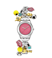 Swatch The charm of mom YSZ101G - bracciale e cassa acciaio - quadrante rosa